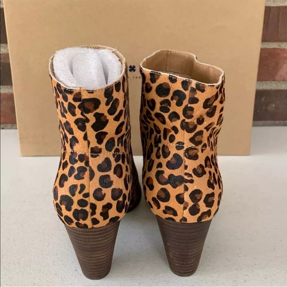 Lucky Brand Munise2 Leopard print Heel Ankle Boots women’s size US 7 M - Picture 5 of 9